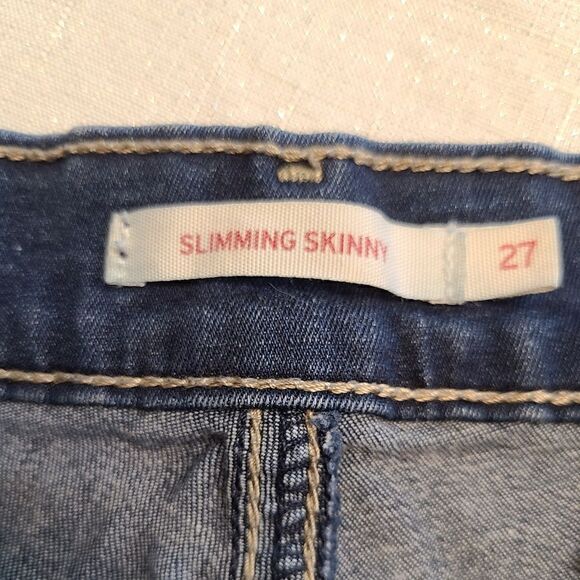 Levi's denim jeans, slimming skinny Women's size 27 - Picture 7 of 8
